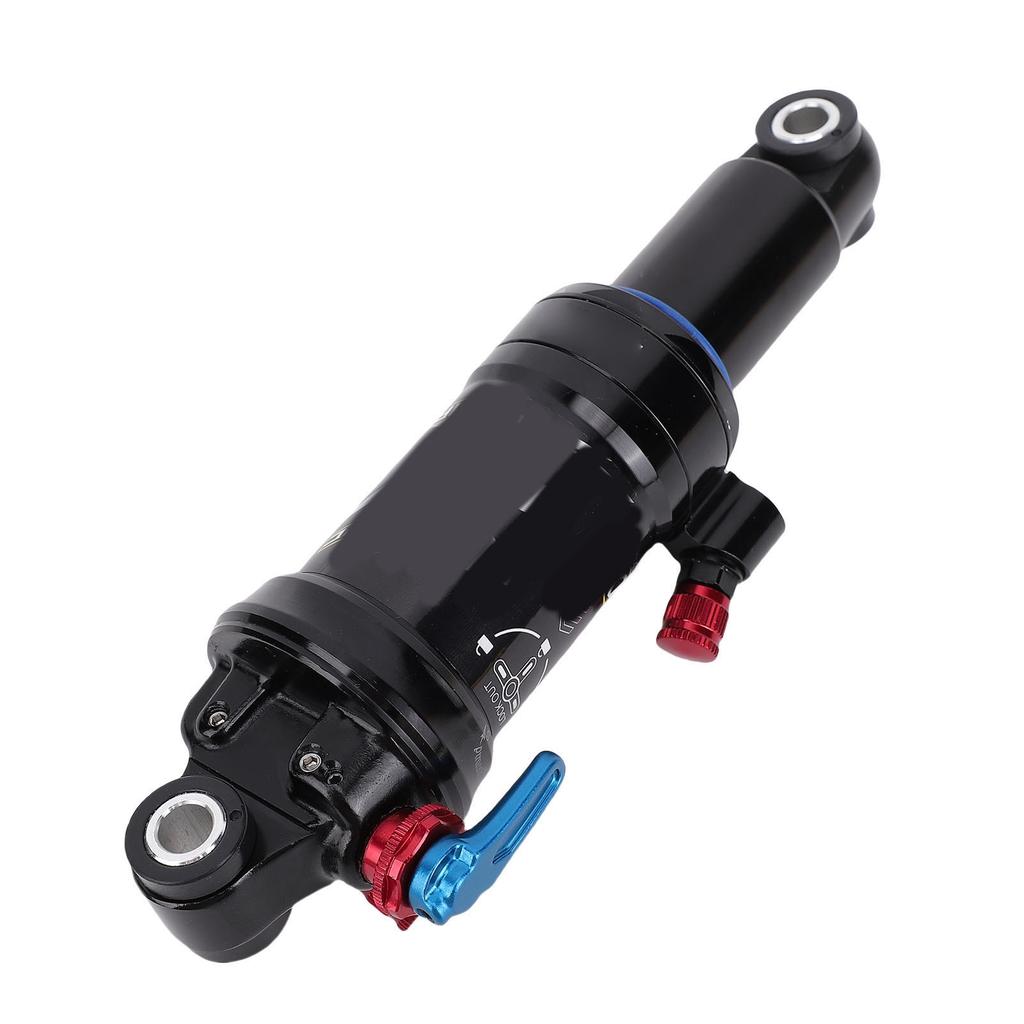 Bike Rear Suspension Shock Mountain Bike Shock Absorber 165mm Steel Adjustable Damping Rear Shock Accessory Black