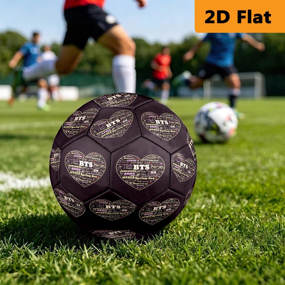 Love Unity Pink Football Suitable for Both Training and Competition No. 5 Football High Elasticity Very Elastic Unique Football Gifts