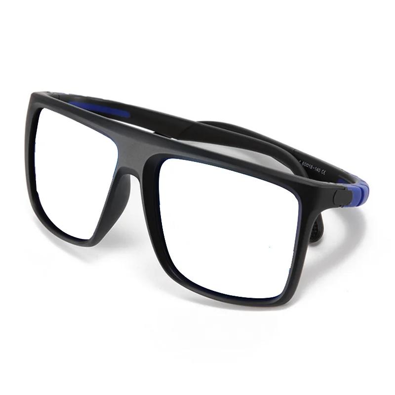 TR90 Silicone Leg Sports Riding Myopia Sunglasses Men Goggles Nearsighted Spectacles Prescription 0 -0.5 -0.75 To -6
