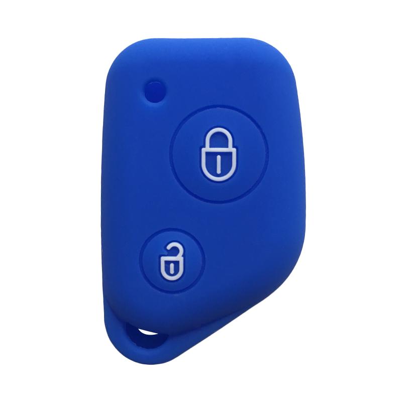 Key Cover for Peugeot 406 306 205 206 405 106 Key Case for Citroen Berlingo Xsara Picasso Saxo 2 Button Silicone Car Key Holder