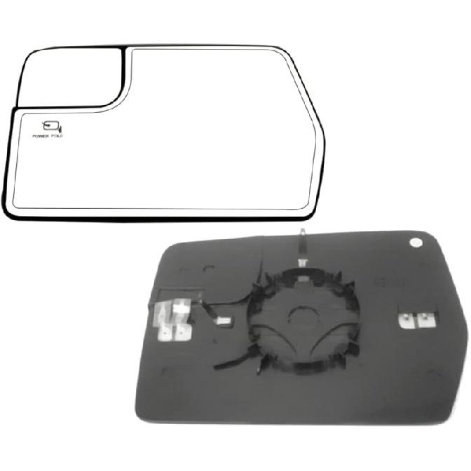 SCITOO Driver Side Mirror Glass Fit For 1999-2006 For Chevy Silverado Pickup 2007 For Chevy Silverado Pickup 2000 For Chevy Suburban 2001-2006 For