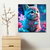 New Arrival 5D DIY Full Circle Diamond Painting "Flowers and Cats" Embroidery Cross Stitch Home Decor Gift