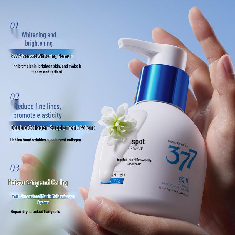 Yanli Whitening & Brightening Hand Cream with Niacinamide, 377 Formula, Long-lasting Hydration and Moisturizing