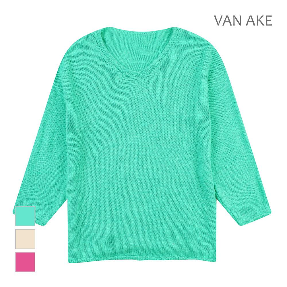 VANAKE Loose Fit V-Neck Knit_Vb3Yktug06Z