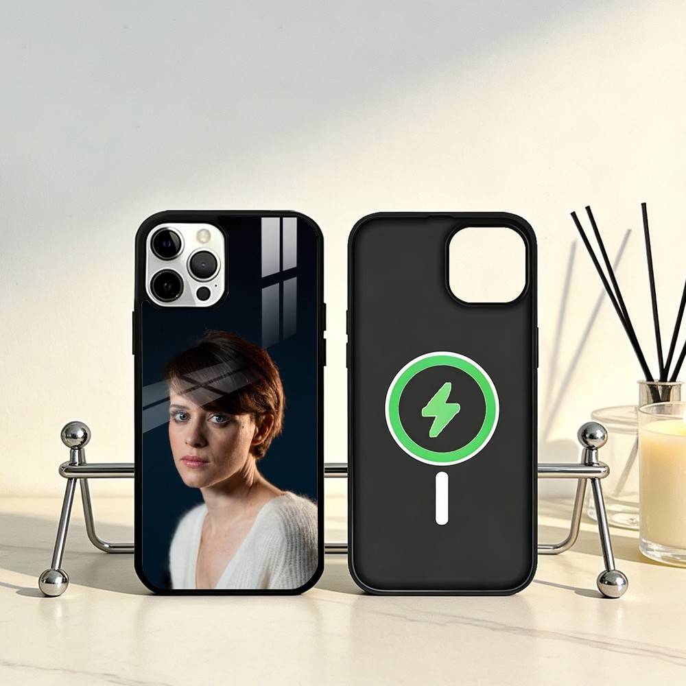 Claire Foy Phone Case For iPhone17,16,15,14,13,12,11 Plus,Pro Max Magnetic For Magsafe Wireless Charging
