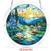 Puzzle Sun Catcher Stained Glass Window Hangings Acrylic Suncatchers Decors for Home Garden Ornament Housewarmings Gift
