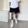 Heavy Terry Pure Cotton Sports Shorts Men's Summer Loose Basketball Five-point Casual Pants Summer Basic Loose Fit Shorts Men Streetwear Short Pants