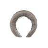 Brown Hat [serre-tete] Mink Fur Band - Sapphire Grey