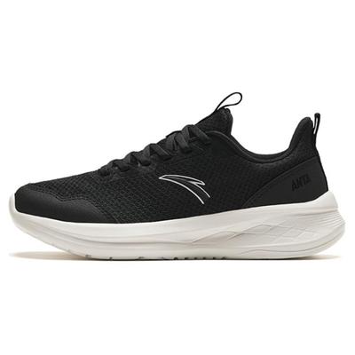 Laufkollektion Stoßdämpfer Rutschfest Niedrig geschnitten Freizeit Laufschuhe Damen Schwarz Weiß Sneaker 922425513-2