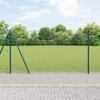 VidaXL Welded Wire Fence with 13 Green Posts 1.2x25 M Steel 3352442