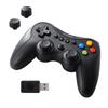 Elecom 13 Black Wireless/Wired Gamepad, XInput/DirectInput, PS-style Layout, FPS-Optimized, Rechargeable, Buttons, (JC-GP50SVBK)