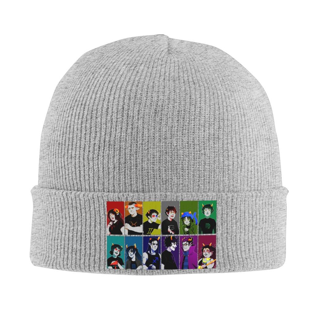 Cappello Caldo Lavorato a Maglia Homestuck Wheel Anime Berretto Invernale Cappello a Cuffia Berretti Skullies Cappelli Hip Hop per Unisex