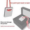 1 Pieza Película Removedora de Pintura Barniz Caído Limpieza Tratamiento de Manchas en Superficies Duras Herramienta Raspador Pulido de Coches Raspador de Reparación de Puntos