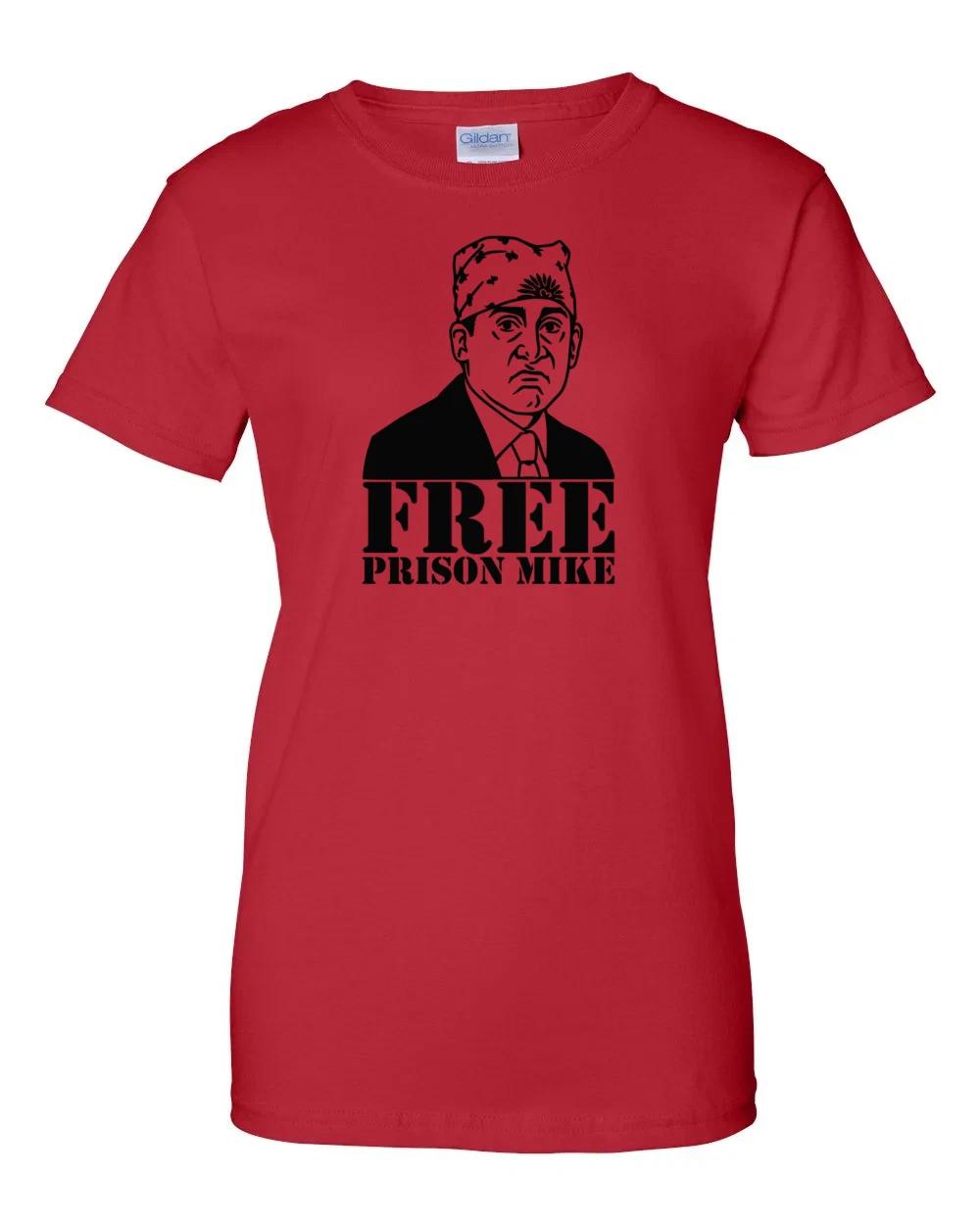 

Ladies Free Prison Mike - The Office Shirt - Michael Scott Women s tee 2XL