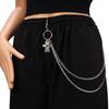 Europäischer und Amerikanischer Schmuck Punk Hip Hop Doppelte Hosenkette Personalisierter Street Trend Hohlkreuz Zubehör Taillenkette