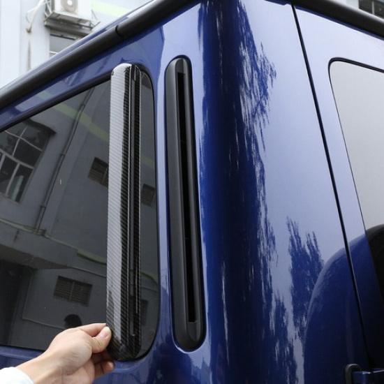 

ABS Carbon Exterior Rear C-Pillar Air Outlet Trim For Benz G-Class W463 2004-22