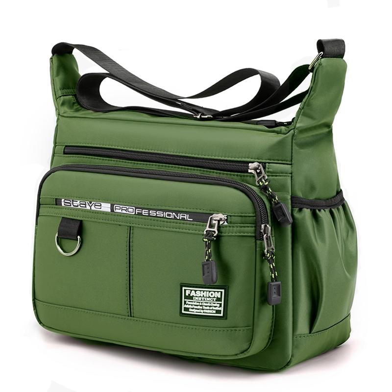Men's Business Single-shoulder Bag, Suitable for Business Trips and Work, Made of Nylon , with a Single Shoulder Strap.