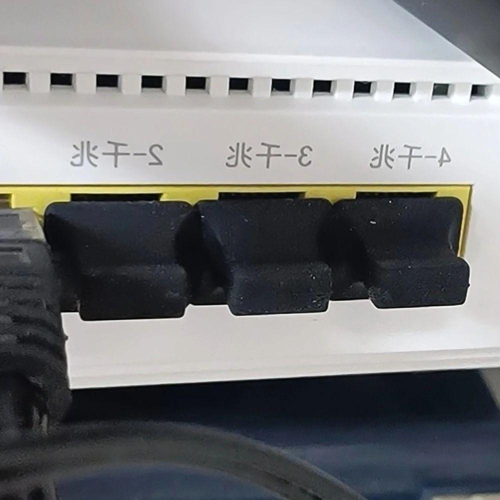 Langlebige RJ45 Staubkappe Silikon Staubschutzstecker Neue Steckverbinderabdeckung