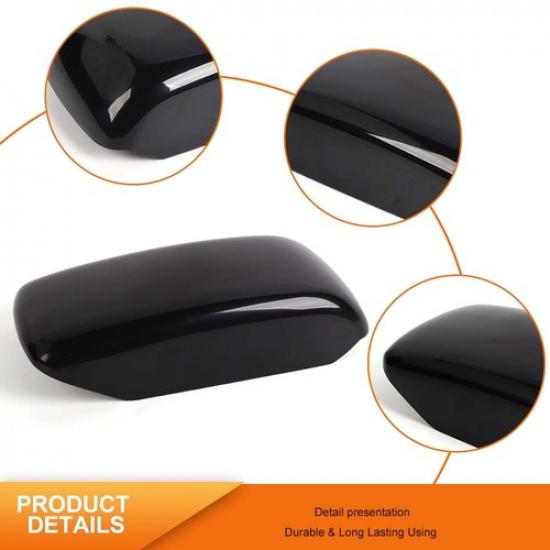 Black Center Armrest Box Panel Cover Trim For Jeep Grand Cherokee Durango 11-20