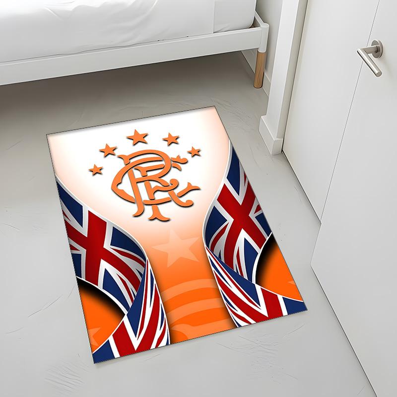 Rangers Football Club (14) Rug Suitable For Living Rooms Bedrooms Computer Rooms Dining Areas And Placement Under Tables And Chairs Also An Ideal Choi