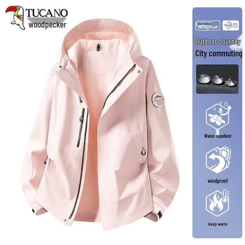 TUCANO Women's Outdoor Windproof Waterproof Shell Jacket