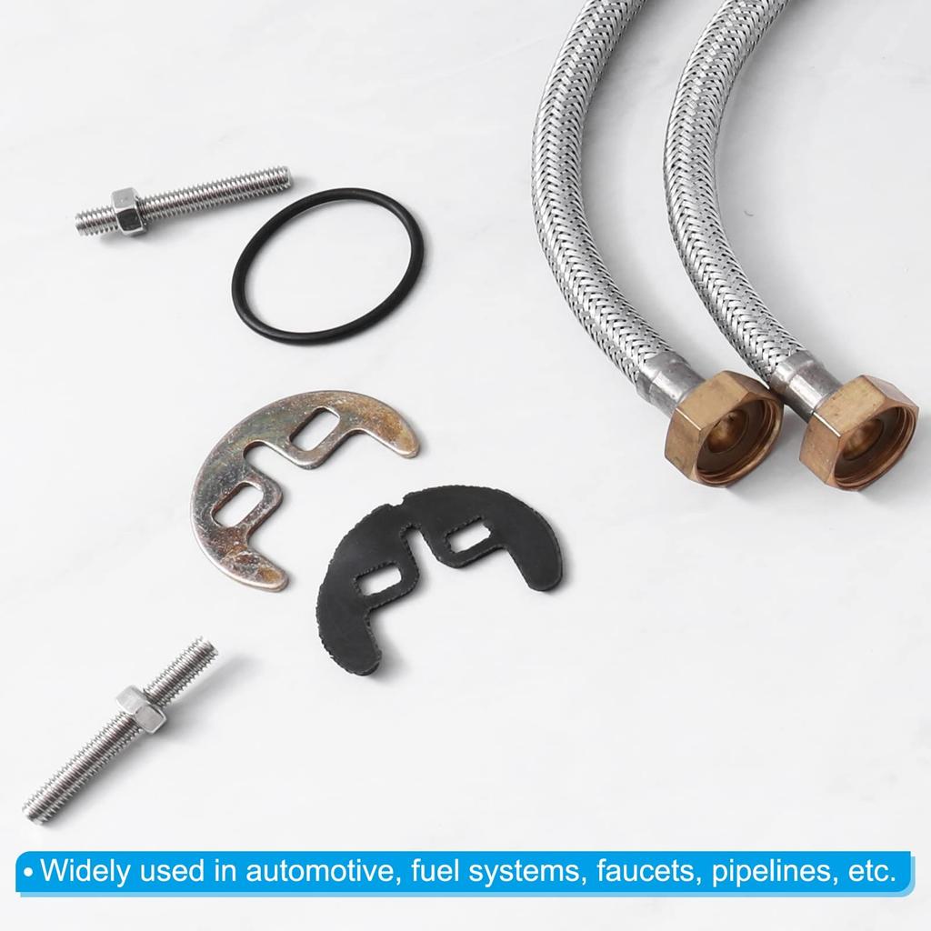 PATIKIL O-Ring, Rubber Gasket, O-Ring, Heat Resistant, -Resistant, Waterproof, 1.3 Inches (33 Mm), Outer