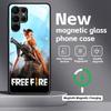 Garena Free Fire Phone Case For Samsung S26 S25 S24 S23 S22 S21 Plus Ultra Note20 Glass Magnetic Case