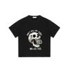 Black T Shirt with Skull and Money Print Don T Kill My Vibes No Plus Dollar Equals Yes Graphic Tee for Casual Wear