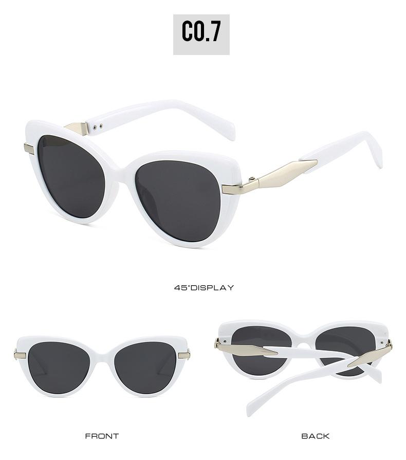 Stylish Fashion Trendy Sun Glasses Women Brand Design Elegant Cat Eye Sunglasses Ladies Uv400 Eyewear