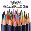 Painting 12/24/36 Colors Pencil Set Professional Water Soluble Sketching Pencils  Child