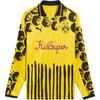 Kid Super Studios Ss25 Borussia Dortmund Retro Polo Casual Mote Langermet T-skjorte Herre Topper 78275302