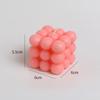 Rubik's Cube Aromatherapy Candle Mould Magic Cube Mousse Cake Mold 3D Cube Baking Mousse Silicone Cake Mold Candle Making