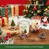 Cross-Border Christmas Glitter Candle: Double-Layer Cup with Soy Wax Essential Oils, Perfect for Aromatherapy and Creative Party Favors