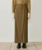 LUCIR ZU Wrap Maxi Skirt (Brown)