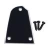 3 Pièces Matériau Plastique Couvercle de Guitare Électrique Couleur Noire Couvercle de Tige de Réglage Pour Guitare