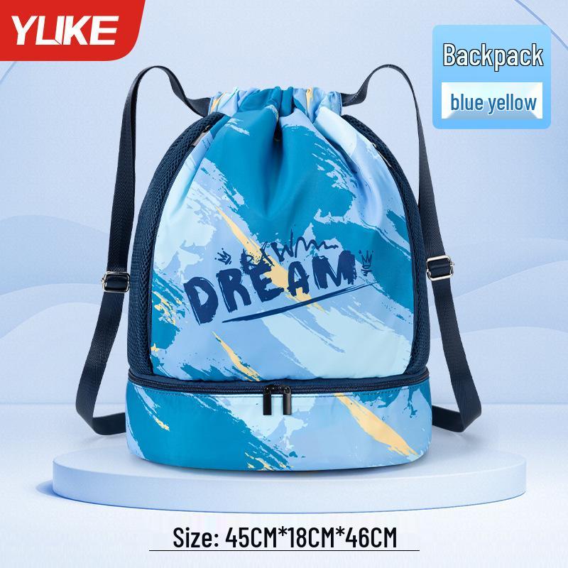 

Водонепроницаемая сумка для спортзала и путешествий с отделением для влажного/сухого - Большая вместимость для мужчин и женщин, Идеальна для плавания и спорта