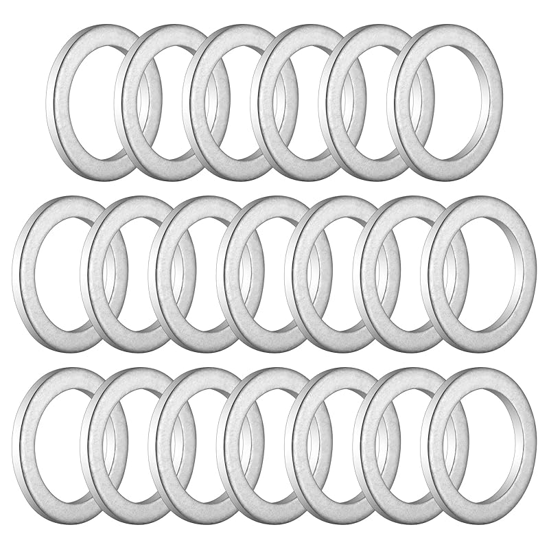 20 шт. Прокладки сливной пробки масла M14, Уплотнительные кольца-шайбы, Совместимы с Hon da Yamaha Triumph Kawasaki Suzuki, Используются для замены масла 20pcs #90471-PX4-000