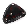 Karun Motorcycle Custom Solo Seat with Hard Bottom for Choppers, Bobbers, and More (Black Seat)