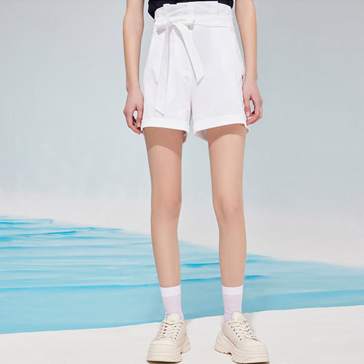 New FILA Casual Shorts Women's Standard White F11W128802F-WT