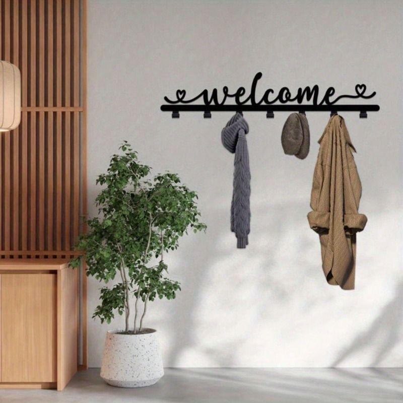 Moderiktig väggdekor i metall för entré, kontor, sovrum