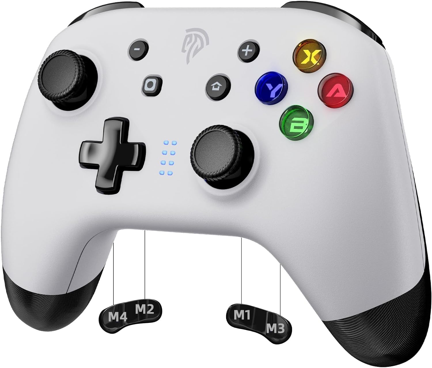 

EasySMX Wireless Switch Controller for Nintendo Switch/Lite/OLED, Android/IOS/PC, Programmable Buttons, Vibration (White)