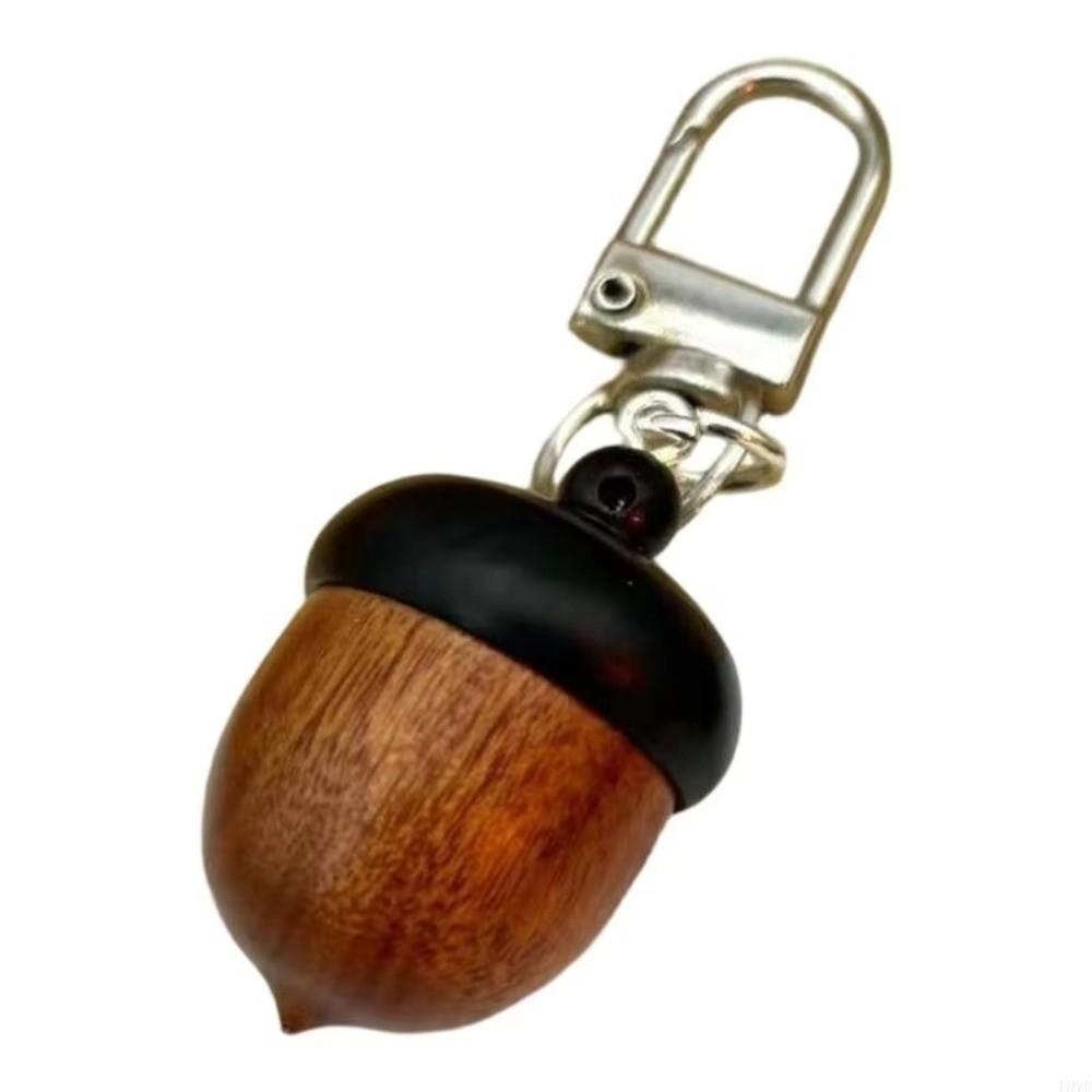 Simulation Acorn Bag Pendant Small Item Storage Metal Keychain Portable Acorn Keychain Gift Giving