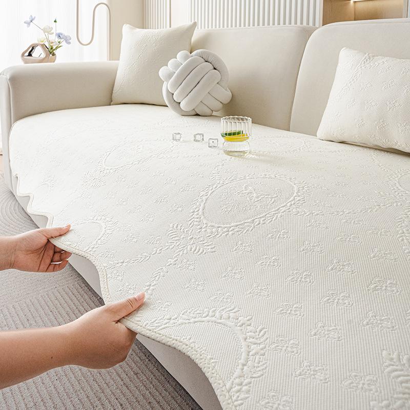 

Irregular Special-Shaped Sofa Cover Pad New Sofa Cushion Advanced Sofa Seat Cushion Cover Summer Cover Towel 90*90cm