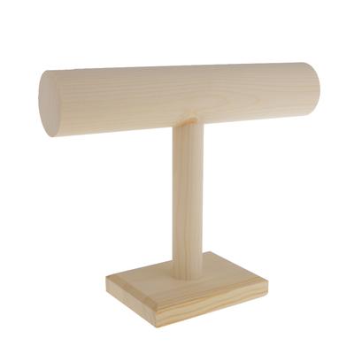 Wooden T-bar Bangle Watch Bracelet Necklace Jewellery DISPLAY STAND HOLDER