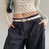 PU Leather Women's Belt Thin Dress Jeans Belt Fashion Waist Belt  Ladies