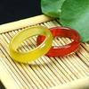 Chalcedony Green Jade Agate Thumb Ring - Unisex Couple Style