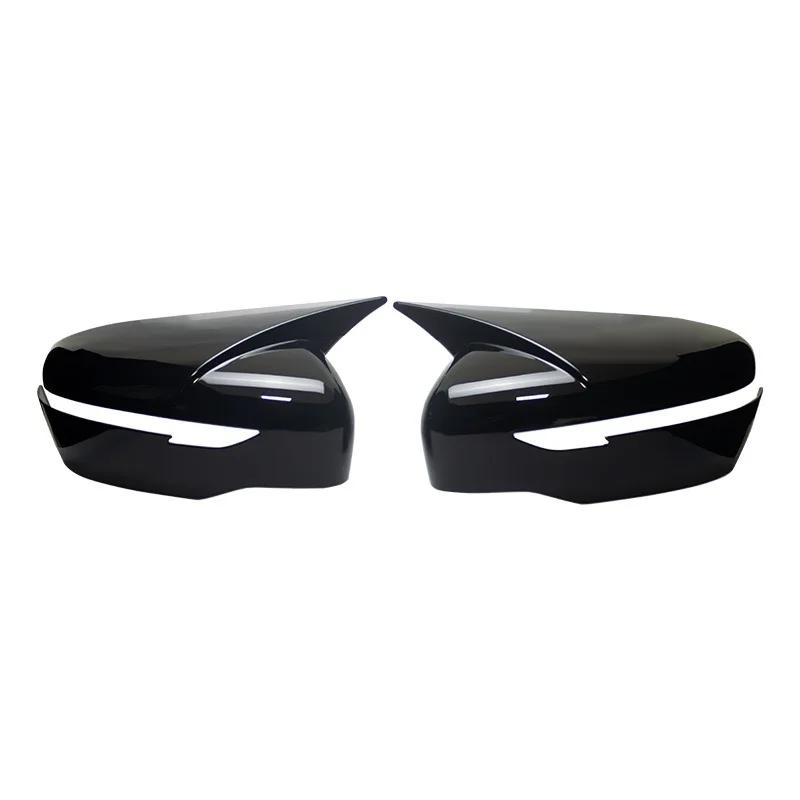 Car  Rearview Side Mirror Cover Fit For Nissan Qashqai 2 J11 X-Trail Rogue Pathfinder 2015-2020  Wing Cap Rear View Case Trim