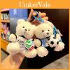 Portachiavi Peluche Coppa del Mondo di Calcio con Ciondolo Pallone da Calcio Per Tifosi e Collezionisti