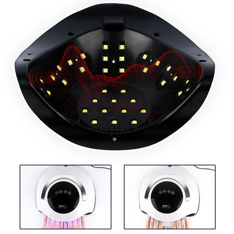 120W LED UV Nagellampe Gele Polnisch Schnell aushärtender Nageltrockner Auto Sensing Nagelgel Licht