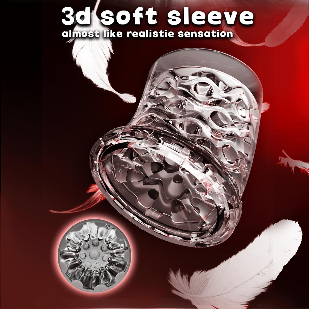 3 In 1 Male Electric Penis Pump, 5 Stretches 5 Rotations 5 Vibration Modes with Removable  Sleeve, Rechargeable Male Enhancement Pump, Adult Sex Toys